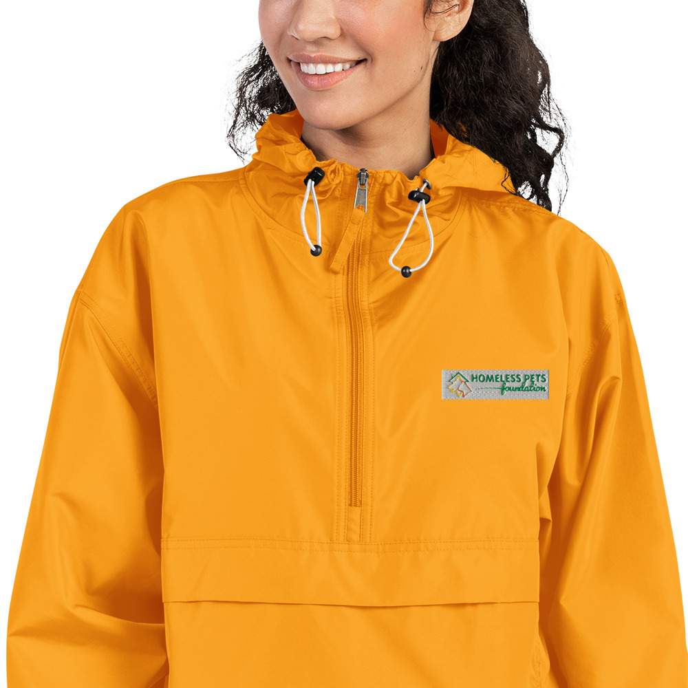Embroidered Champion Packable Jacket - Image 11