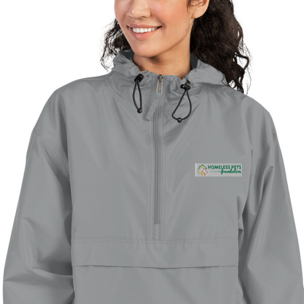 Embroidered Champion Packable Jacket - Image 9