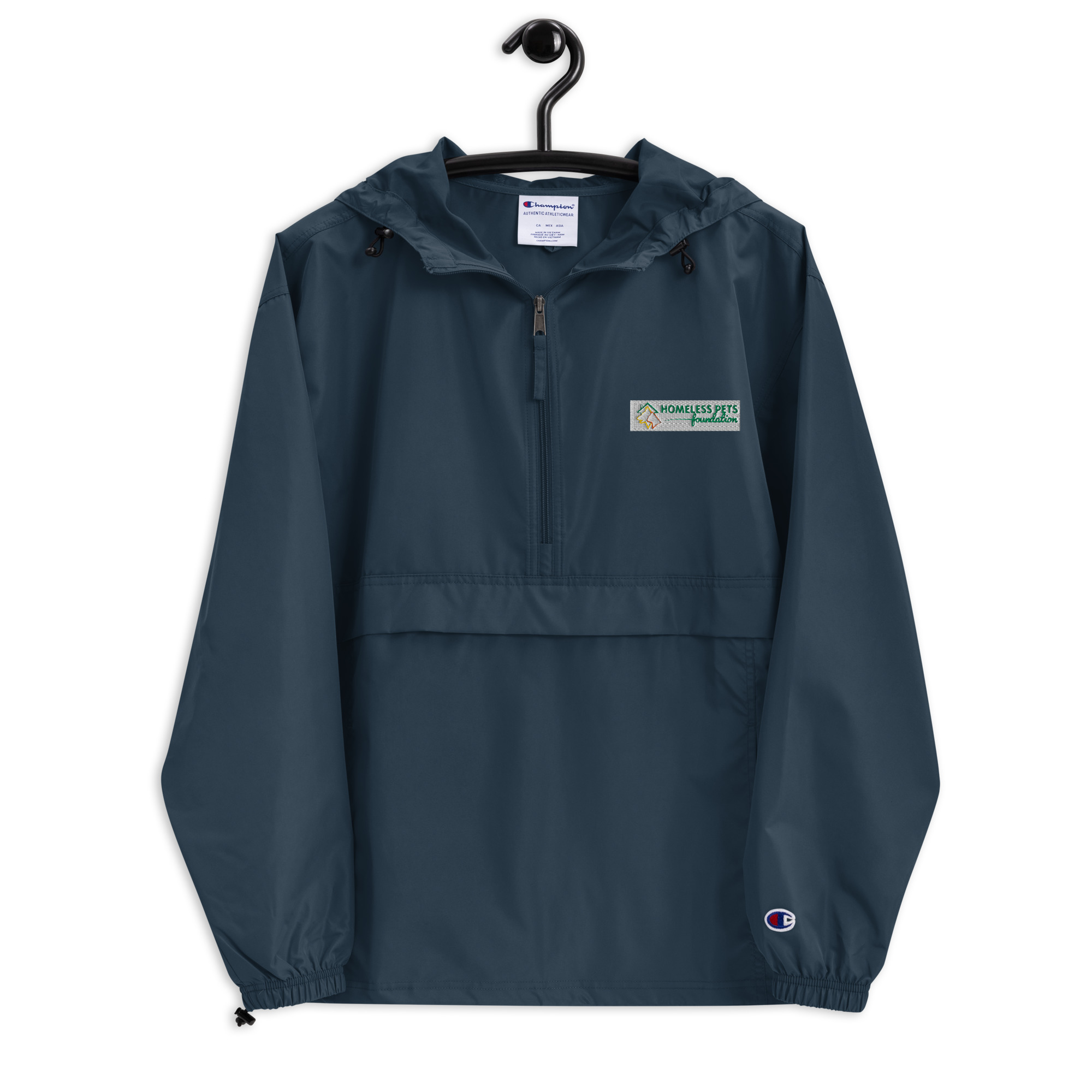 Embroidered Champion Packable Jacket - Image 12