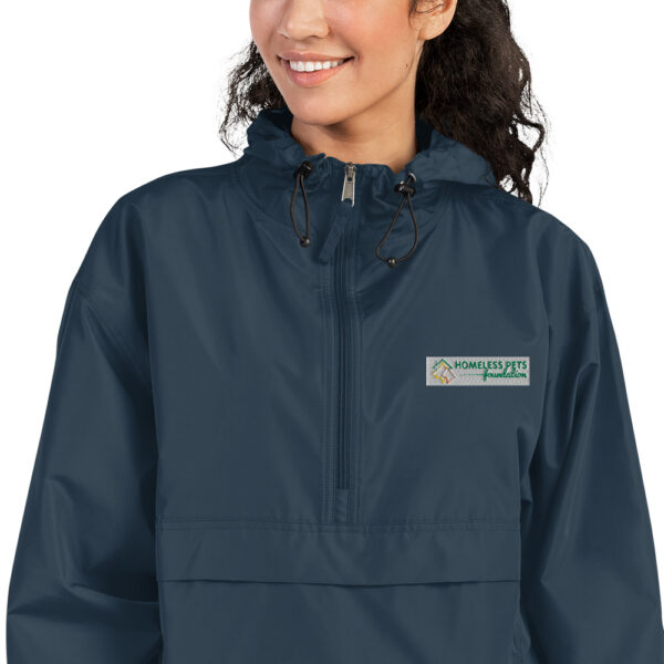 Embroidered Champion Packable Jacket - Image 5