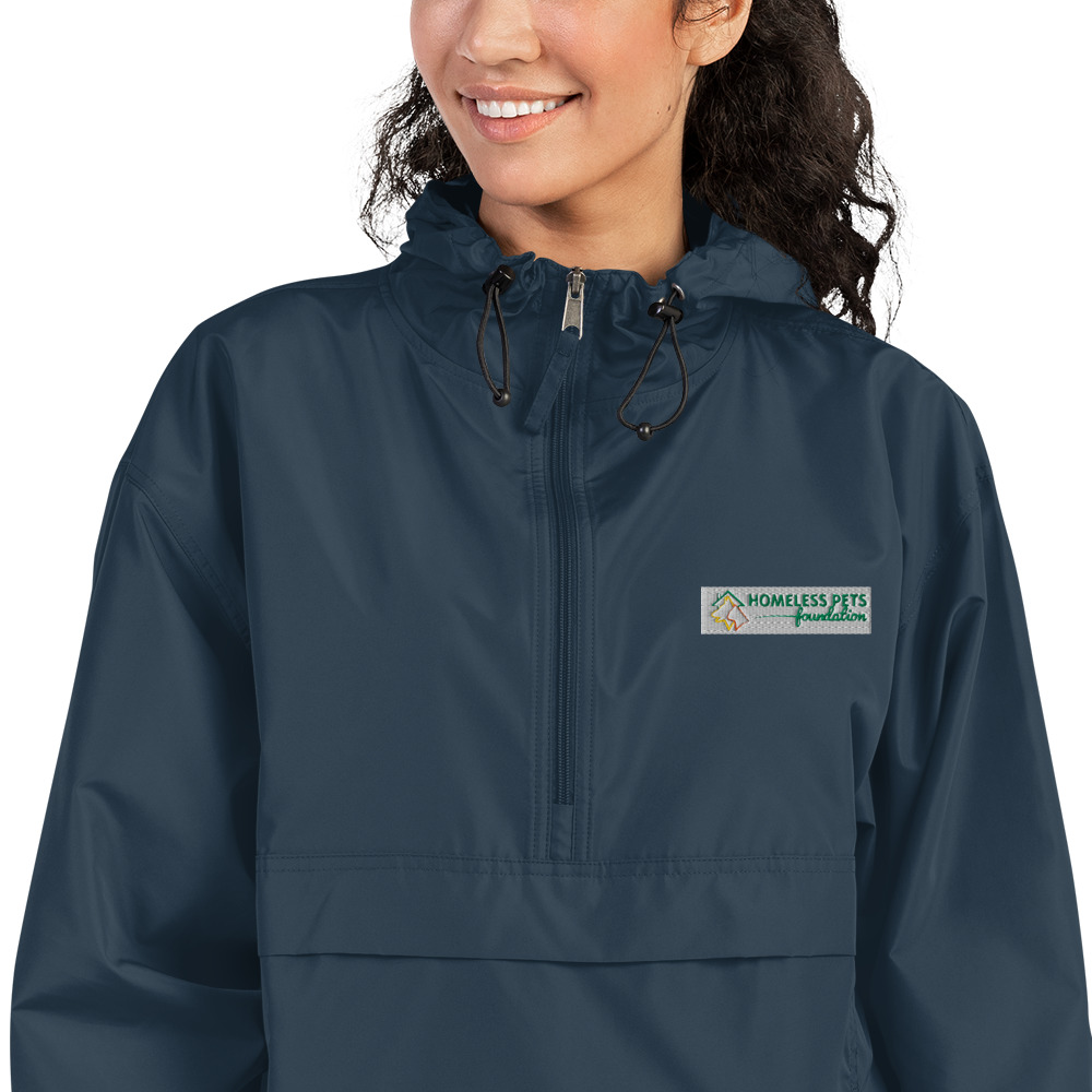 Embroidered Champion Packable Jacket - Image 5