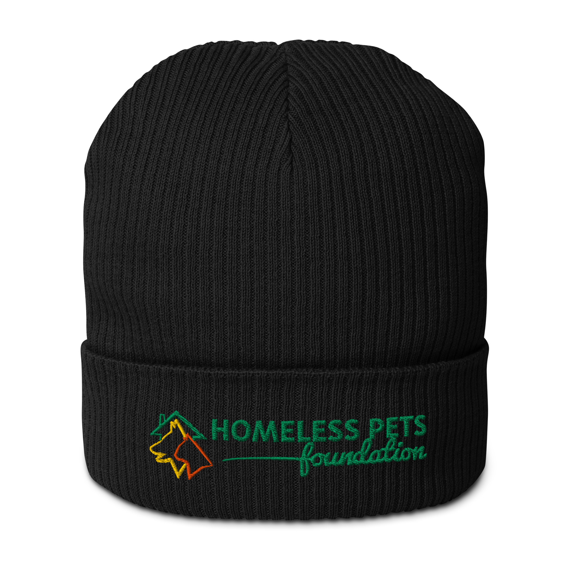 Organic ribbed beanie